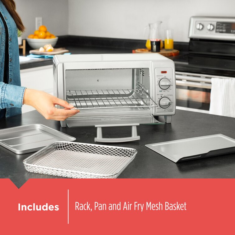 Black & Decker Crisp 'N Bake Air Fry Digital 4 Slice Toaster Oven