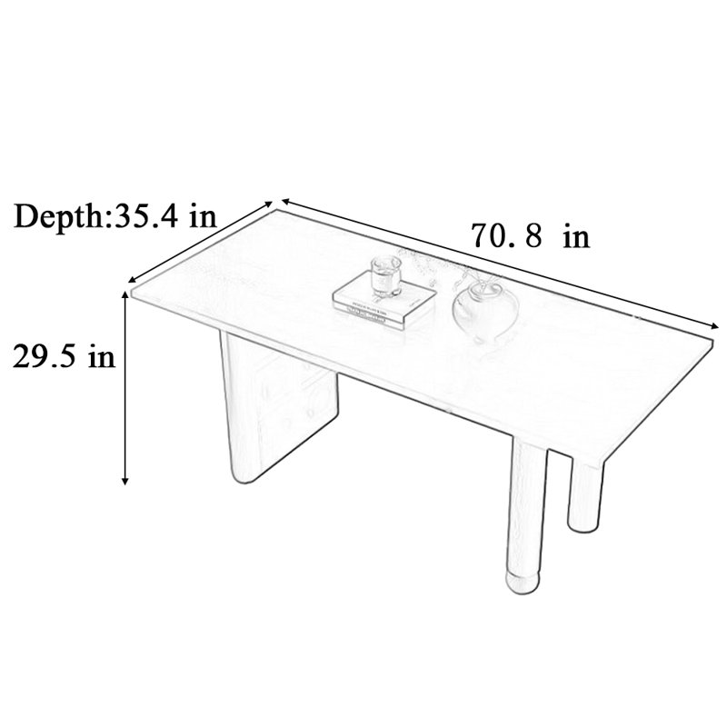 Begley, 29.5"H x 70.8"L x 35.4"W