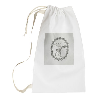 Sac à linge avec squelette elk Hansard