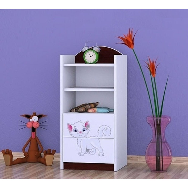 Jake 96cm H X 45cm W Animals Kids Cube, Wenge