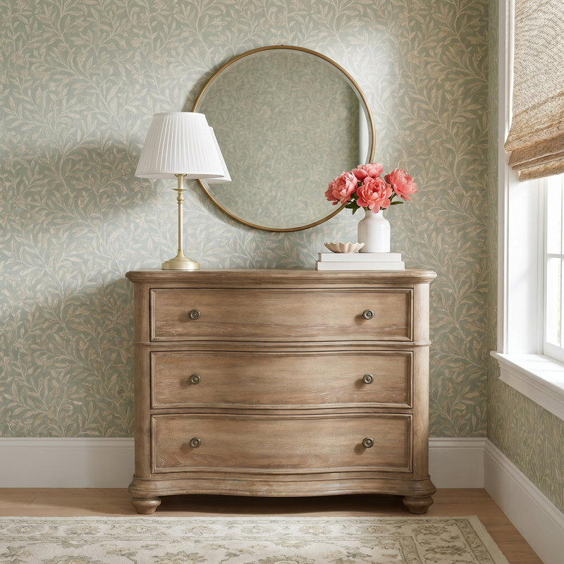 Morrissey 5 Drawer 40.08" W Solid Wood Chest