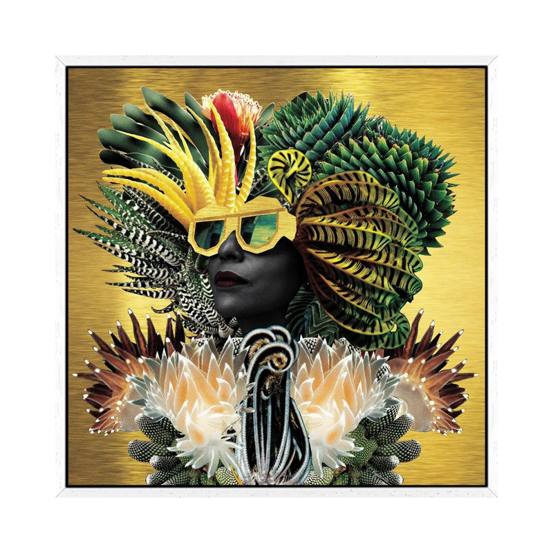 In Plain Sight by Lolita Lorenzo - Print on Canvas, White Floater Framed, 45.72cm H x 45.72cm W x 3.81cm D