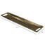 Plateau rectangulaire Dash, laiton - petit-1259858770-1259858773