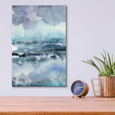  'Blue Tide 1' by Chariklia Zarris Acrylic Glass Wall Art, 12" x 16"