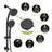 -function Shower System Plastic Contemporary For Relaxed Home Experience