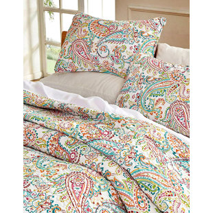 Terracotta Multi Paisley Bedding