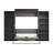 Ailed 126W Queen Murphy Bed with 2 Shelving Units-55325532