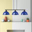 Luminaire suspendu en forme de dôme à 3 lumières pour îlot de cuisine Drakeford-626184620-626184621