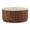 Milburn Travertine Coffee Table, Natural and Medium Brown