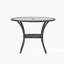 Outdoor Rattan Dining Set with 4 Dining Chairs,Grey