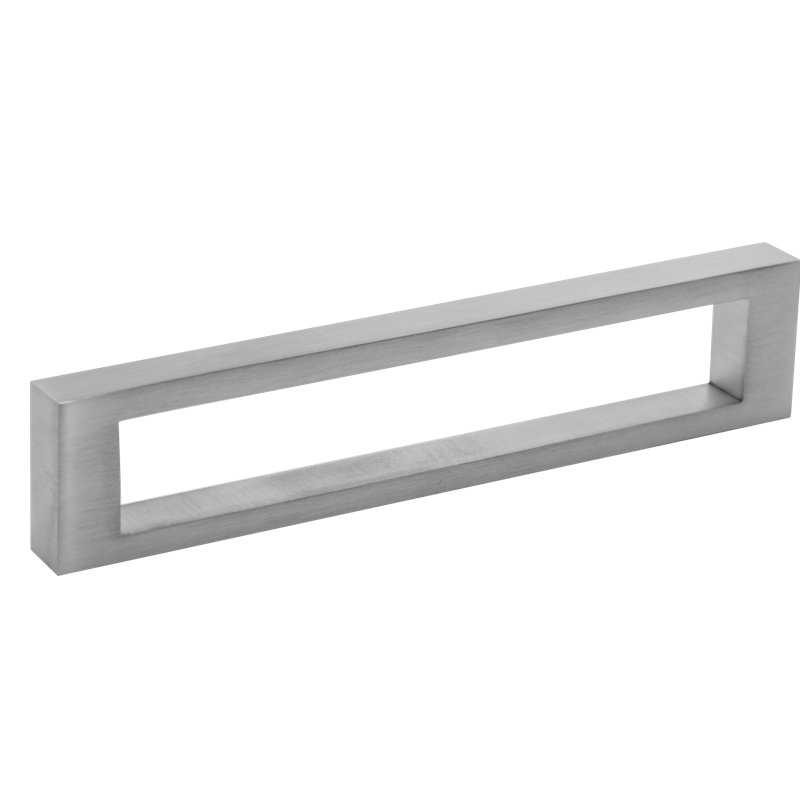 Rectangular Cabinet Pull, Satin Stainless Steel, 3 7/16"