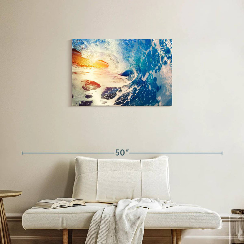 Gillard Retro Ocean Wave, H 20 po x l 30 po
