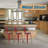 Makhzane Counter Stool with Metal Frame-676890458