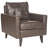 Faux Leather Armchair-1823785861