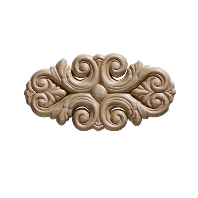 2.75 in. H x 5.5 in. W x 0.22 in. D Onlay Scroll