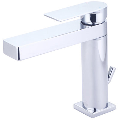 Single-Hole Single-handle Bathroom Faucet with Drain Assembly