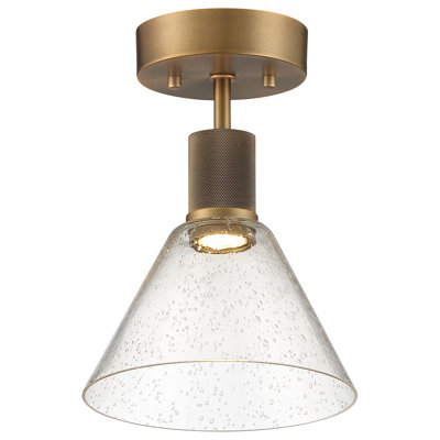 Southglenn Glass Semi Flush Mount
