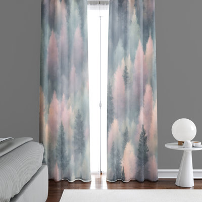 Semi Sheer Curtain Pair