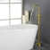 2 Handle Floor Clawfoot Tub Faucet with Diverter