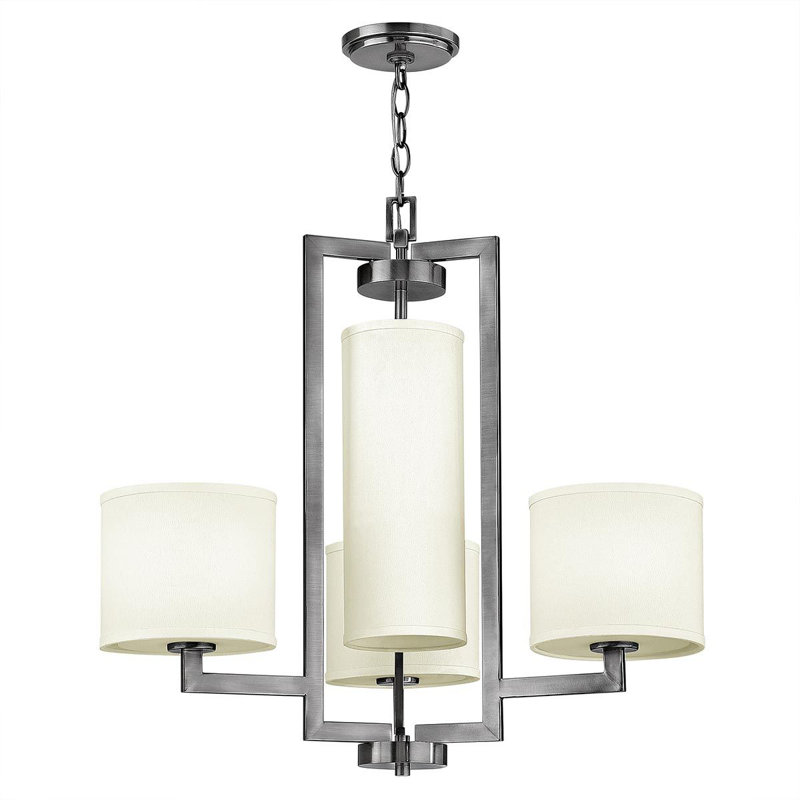 West 4 - Light Shaded Chandelier