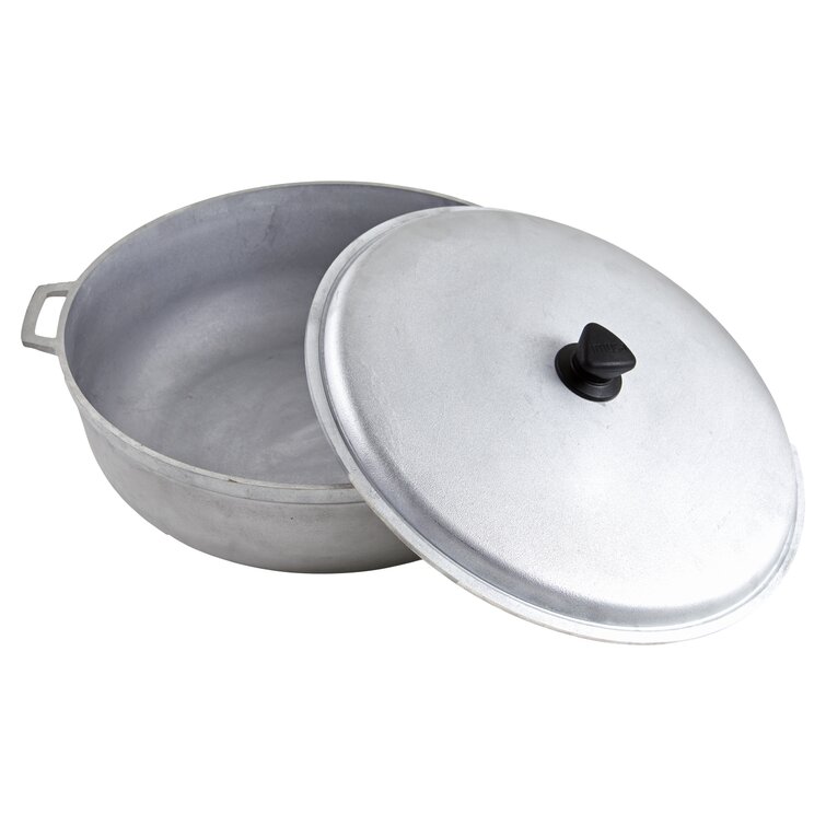 IMUSA IMU-26006 4-Qt. Cast Aluminum Covered Dutch Oven - Red - 9654262