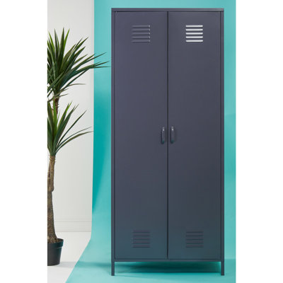 Abdul-Raheem 2 Door Steel Wardrobe