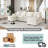 Balendin 111.8'' Soft U-Shape Sectional Couch Upholstered Sofa, Comfy Modular Cloud Couch-653119459