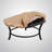 Modern Leisure Basics Round Patio Fire Pit Cover, 35" Diameter x 4"H, Khaki