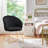 Modern Upholstered Barrel Chair Velvet Side Chair Makeup Accent Chair-68515955