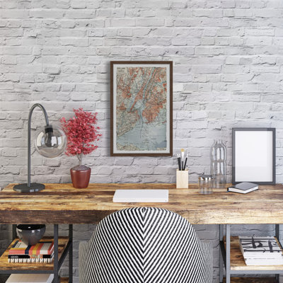 " New York Outline " by Marmont Hill