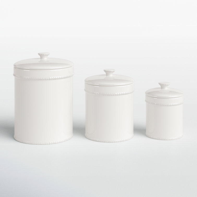 Ceramic / Porcelain Canister - Set of 3