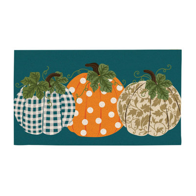 Tapis à motif citrouille