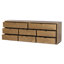 Kodo 8 Drawer Dresser-Light Brown Oak