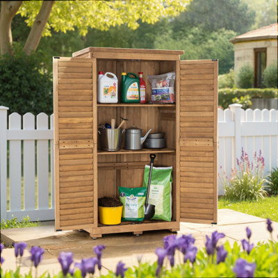 Armoire de rangement de jardin avec casiers l 3 pi x P 2 pi Garden