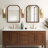 Ancalin Solid Wood Arched Wall Mirror-1845612158-1822264729