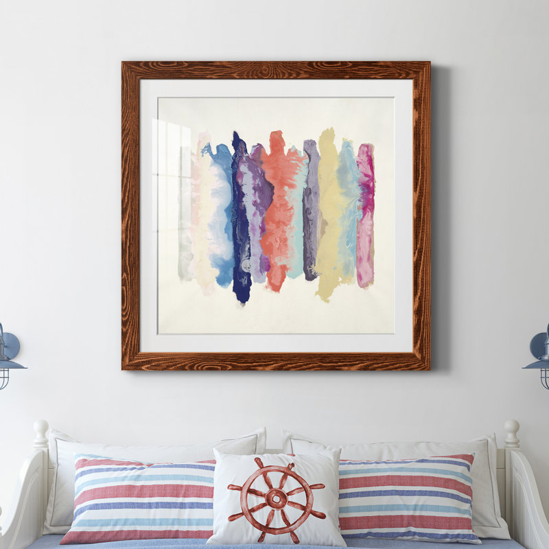 «Flowing Energy I» - peinture encadrée, H 35,5 po x l 35,5 po x P 1,5 po, Papier érable