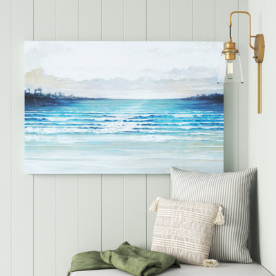 «Ocean Horizon», reproduction d'art sur toile tendue