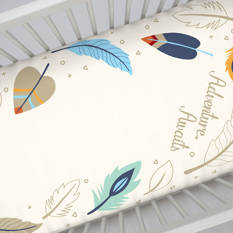 Drap-housse pour lit de bébé sophistiqué Reidsville