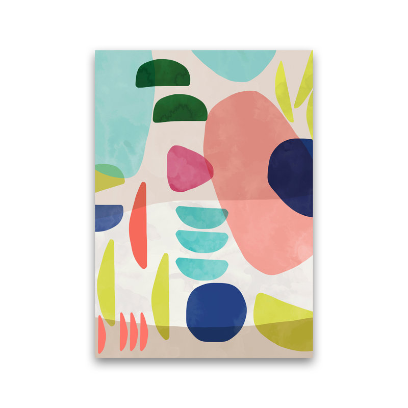 Organic Bold Shapes - Print, No Framed, 59cm H x 42cm W x 1cm D