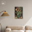 Art floral sur toile verte-105309264-105309269