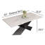 Table de salle à manger de 63 à 94,5 po