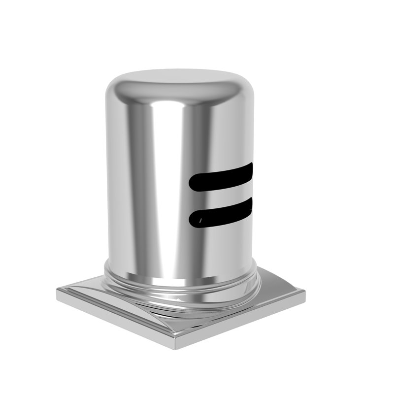 Adams Air Gap Cap and Escutcheon, Polished Chrome
