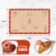 Tapis de cuisson extra épais en silicone avec recettes - tapis de pâtisserie antiadhésif 26 po x 16 po