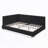 Upholstered Bed Frame with Comfortable Backrest and Armrests-1364248605