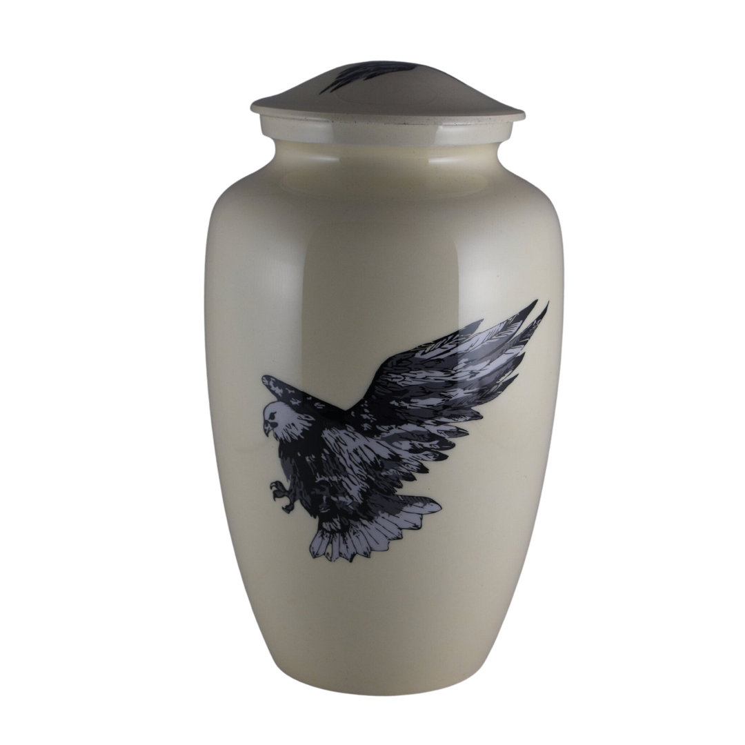 Rondol Handmade Flying Eagle Urn East Urban Home