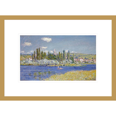 «Vetheuil» par Claude Monet, impression giclée sur cadre