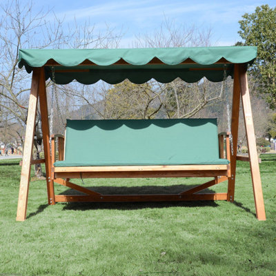 3 Person Porch Swing with Canopy
