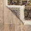 Tapis géométrique ivoire / brun-669584776
