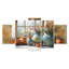 «Farm Pottery Earthy Color Simplicity I - Boho Pottery», ensemble d'art mural