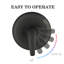 Robinet de baignoire et de douche noir mat-65318754